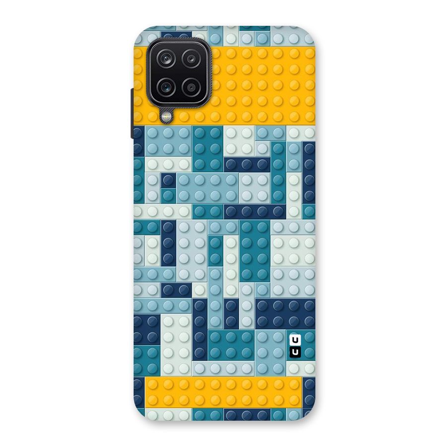 Blocks Blues Back Case for Galaxy A12