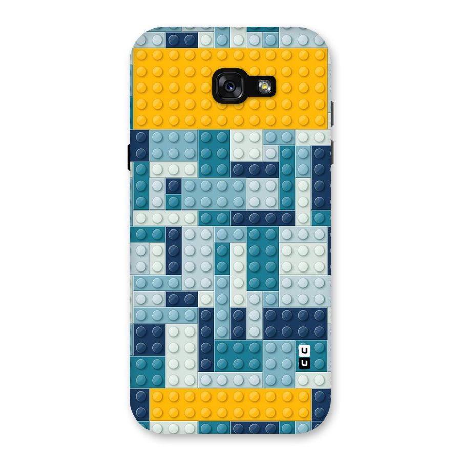 Blocks Blues Back Case for Galaxy A7 (2017)