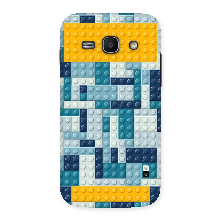 Blocks Blues Back Case for Galaxy Ace 3