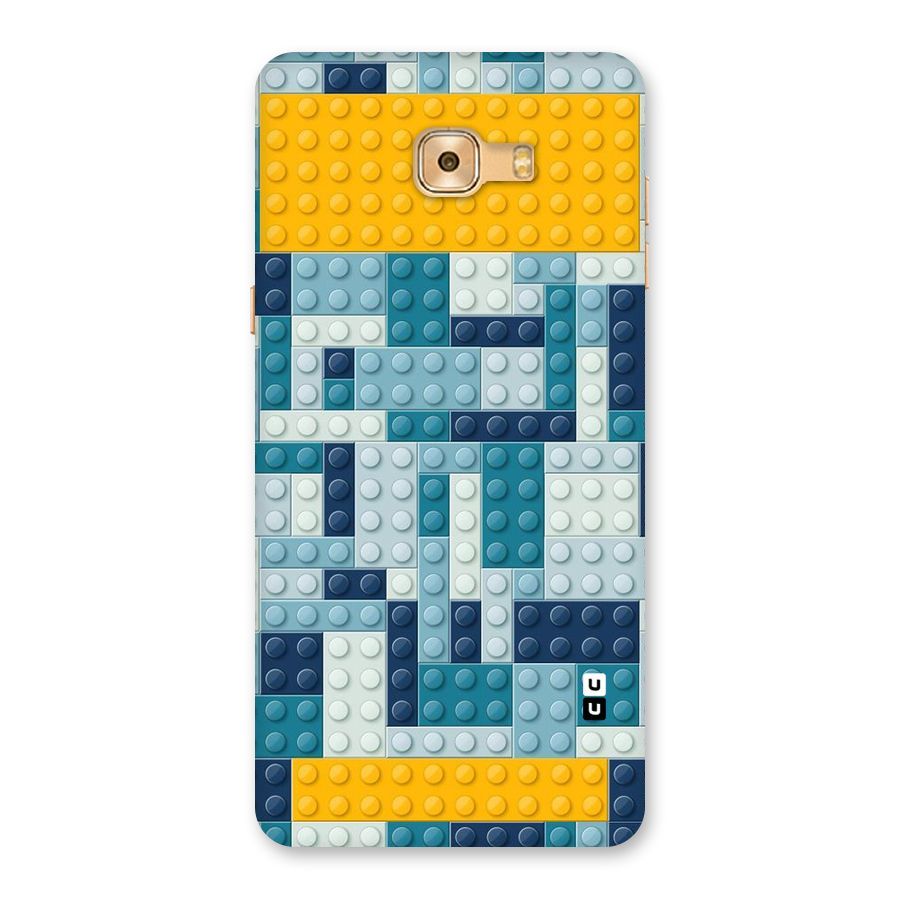 Blocks Blues Back Case for Galaxy C9 Pro