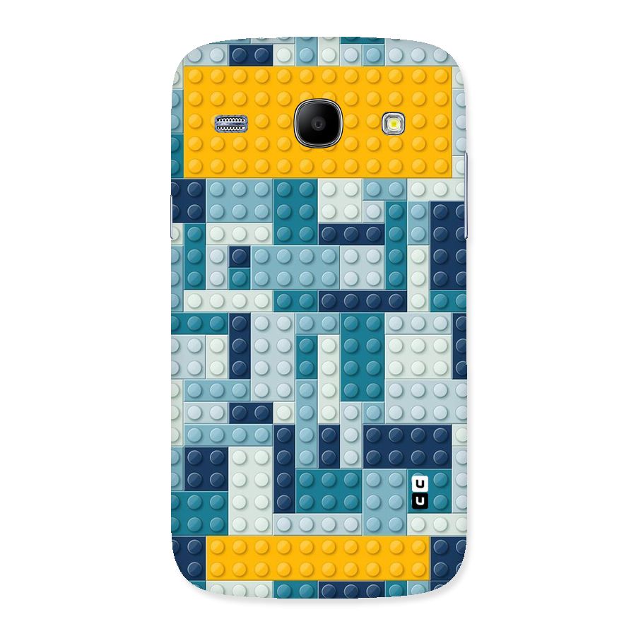 Blocks Blues Back Case for Galaxy Core