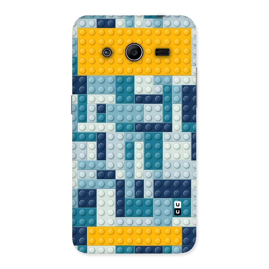 Blocks Blues Back Case for Galaxy Core 2