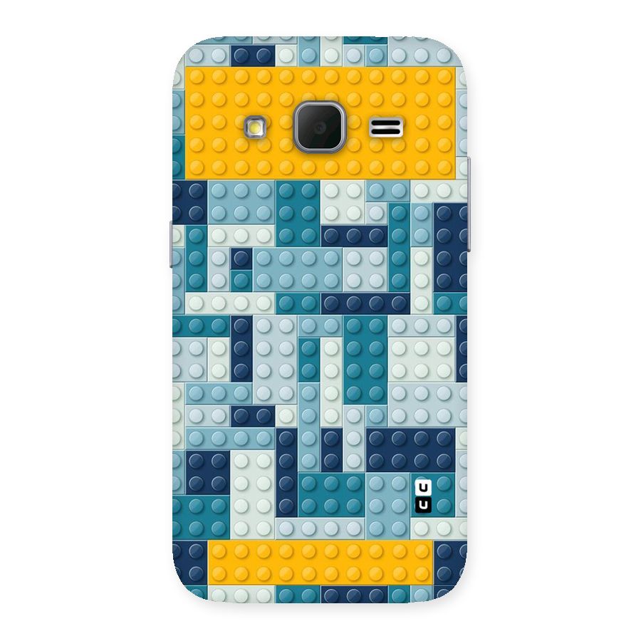 Blocks Blues Back Case for Galaxy Core Prime