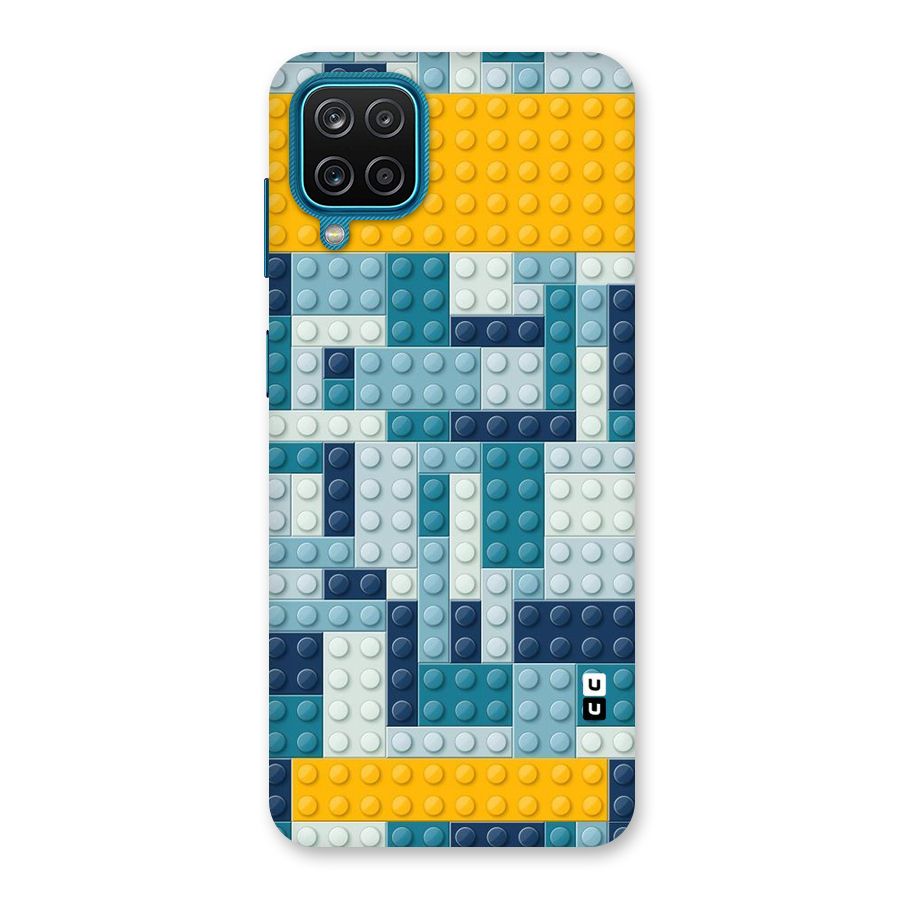 Blocks Blues Back Case for Galaxy F12