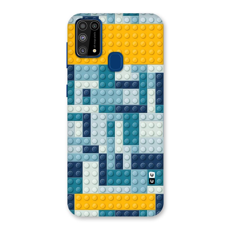 Blocks Blues Back Case for Galaxy F41