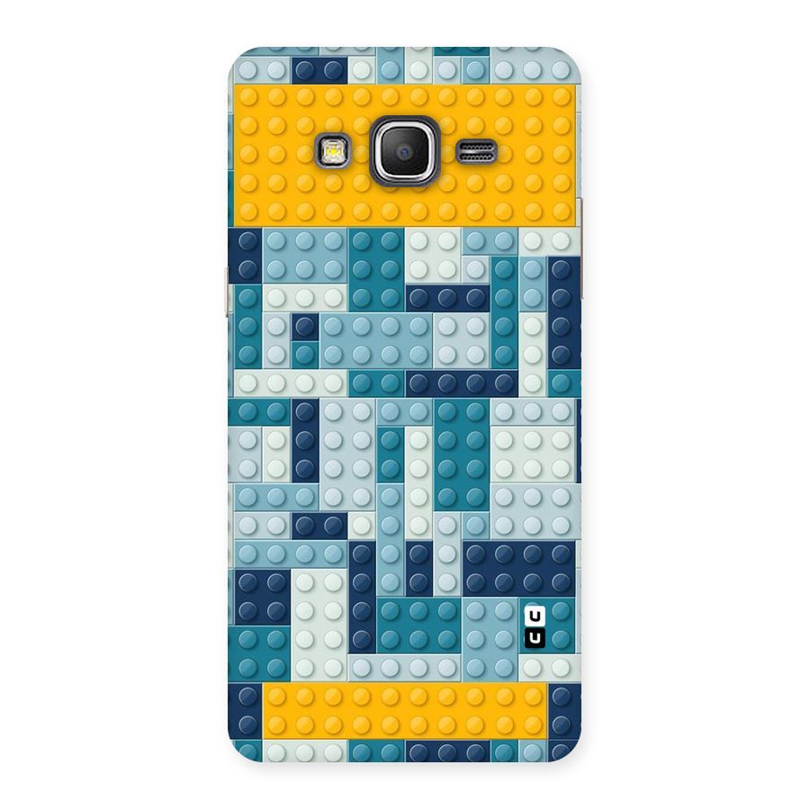 Blocks Blues Back Case for Galaxy Grand Prime