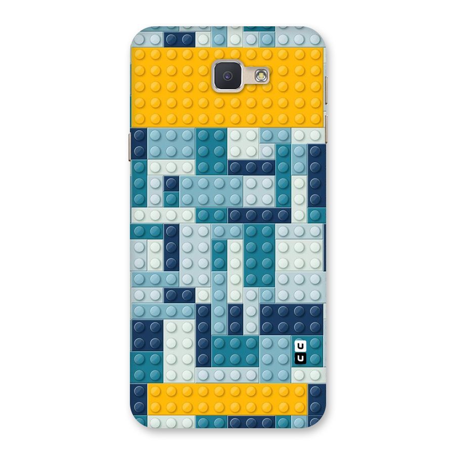 Blocks Blues Back Case for Galaxy J5 Prime