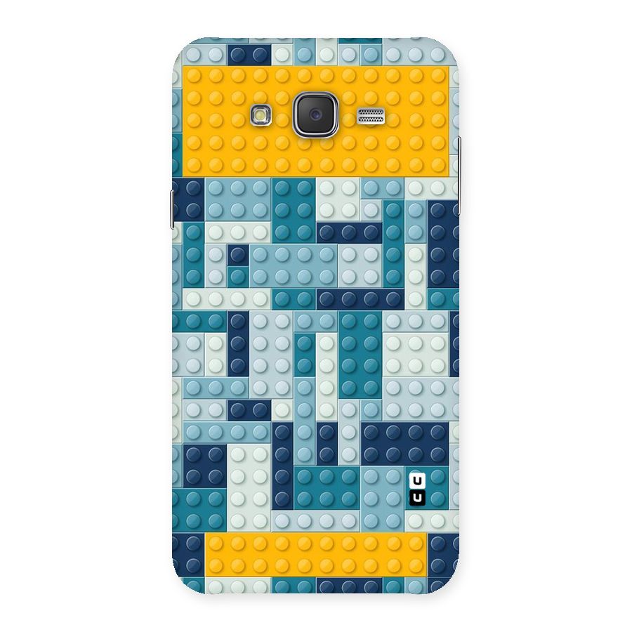 Blocks Blues Back Case for Galaxy J7