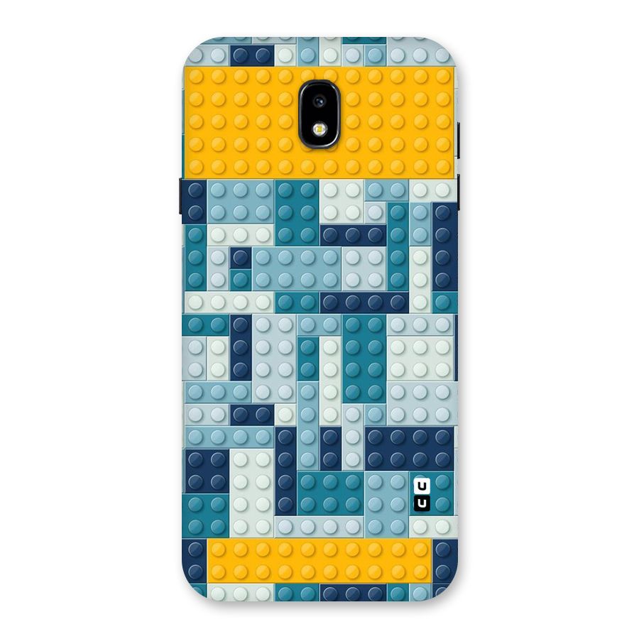 Blocks Blues Back Case for Galaxy J7 Pro