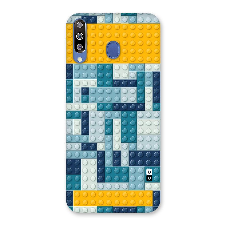 Blocks Blues Back Case for Galaxy M30