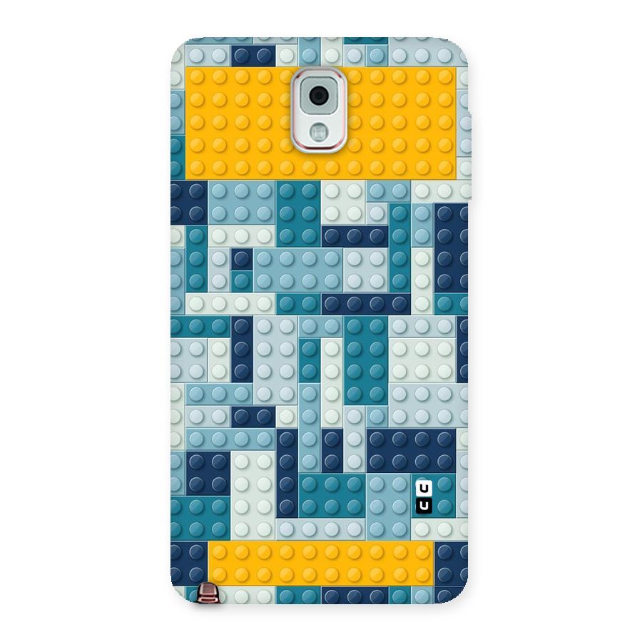 Blocks Blues Back Case for Galaxy Note 3