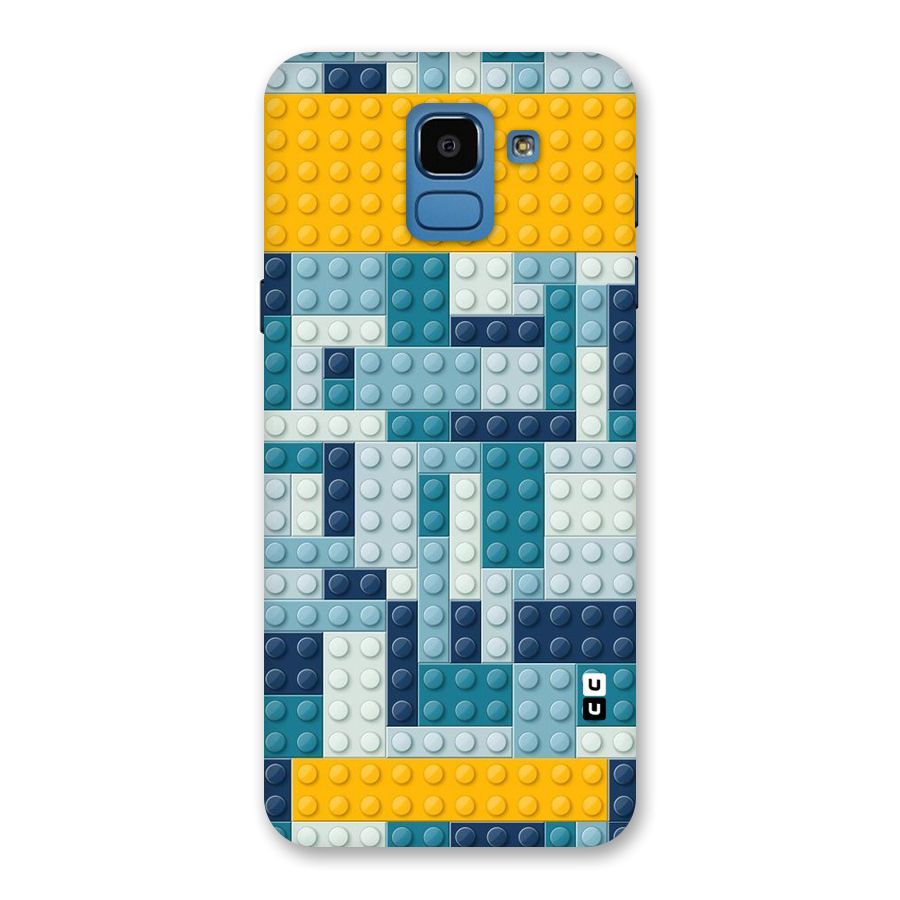 Blocks Blues Back Case for Galaxy On6