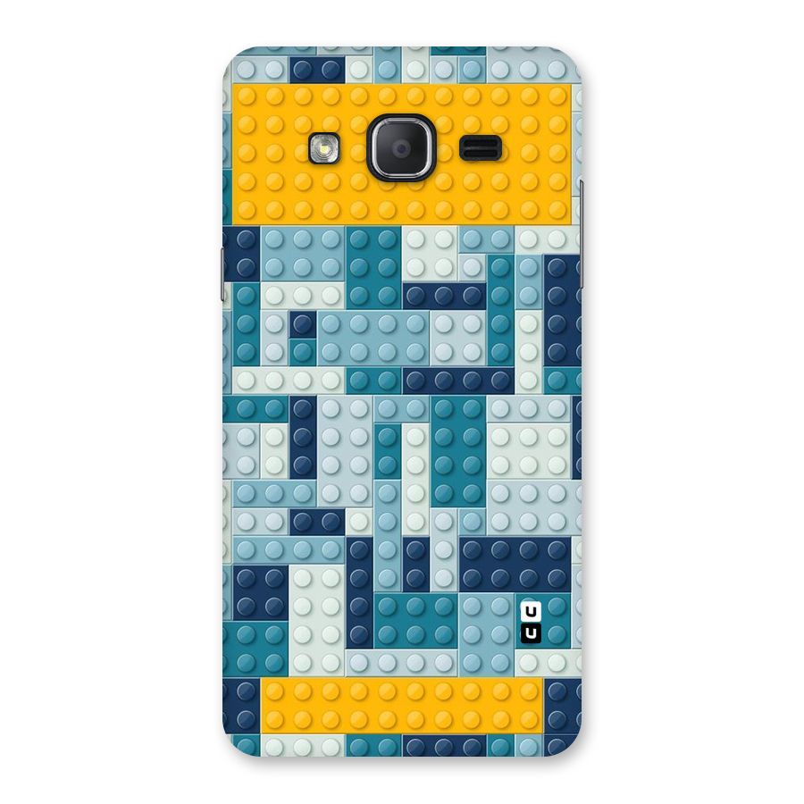 Blocks Blues Back Case for Galaxy On7 2015