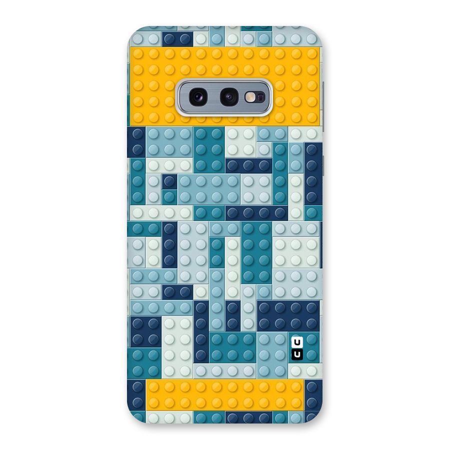 Blocks Blues Back Case for Galaxy S10e