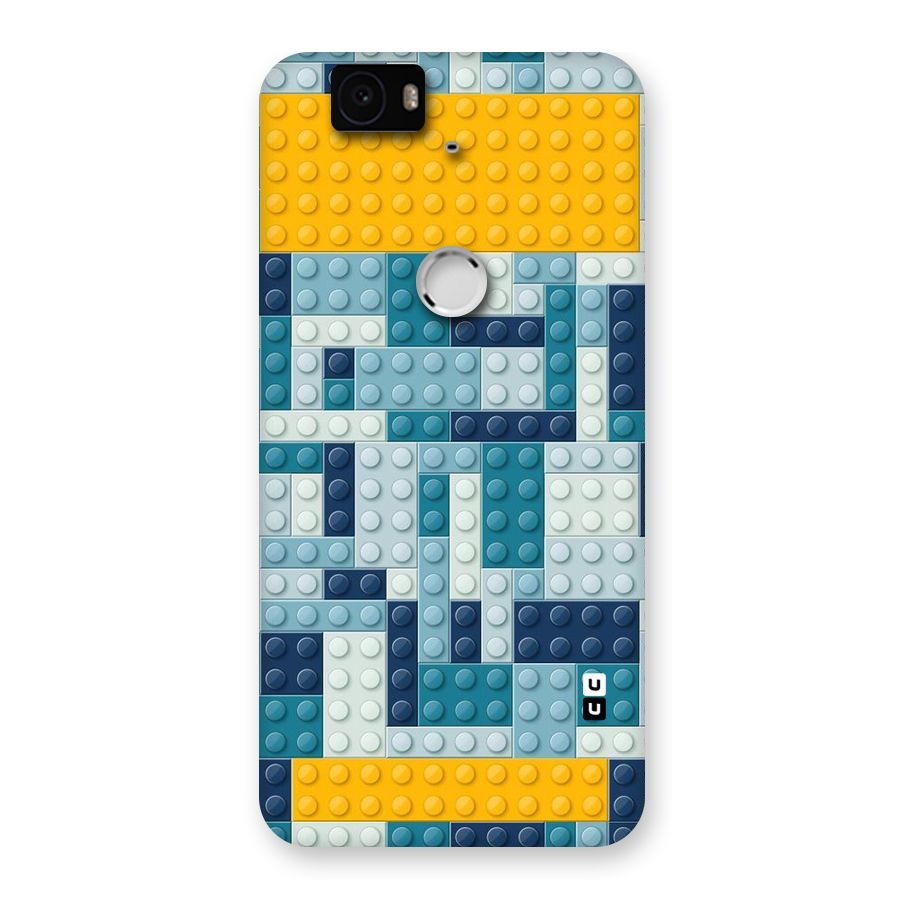 Blocks Blues Back Case for Google Nexus-6P