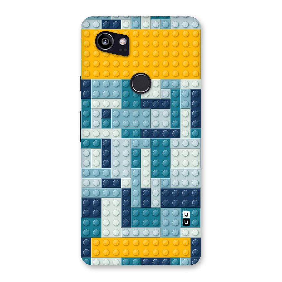 Blocks Blues Back Case for Google Pixel 2 XL