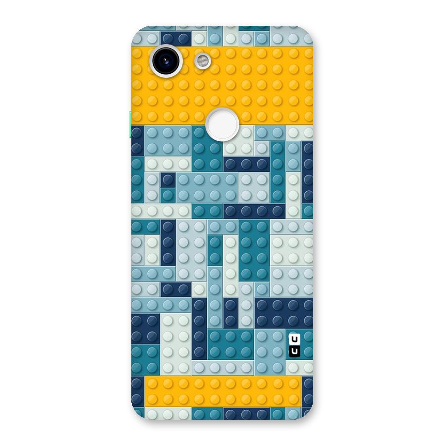 Blocks Blues Back Case for Google Pixel 3