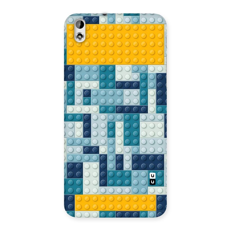 Blocks Blues Back Case for HTC Desire 816g