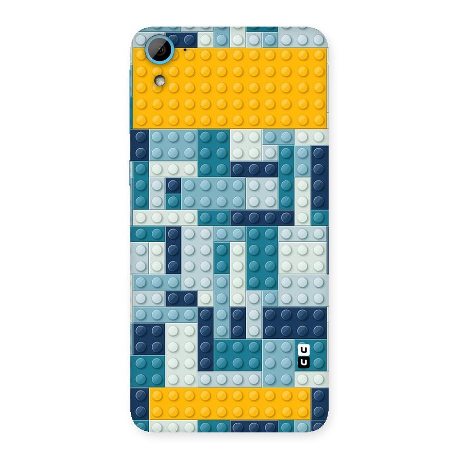 Blocks Blues Back Case for HTC Desire 826