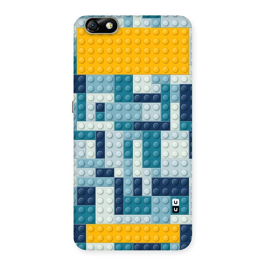 Blocks Blues Back Case for Honor 4X