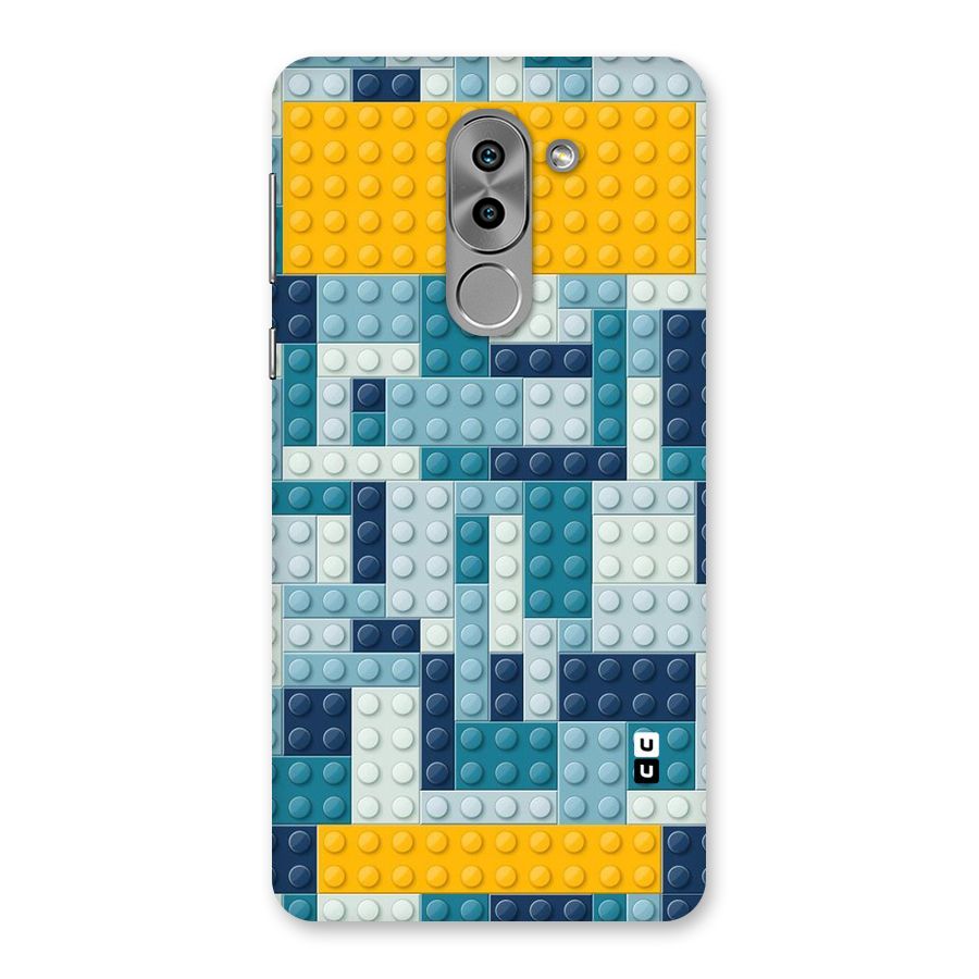 Blocks Blues Back Case for Honor 6X