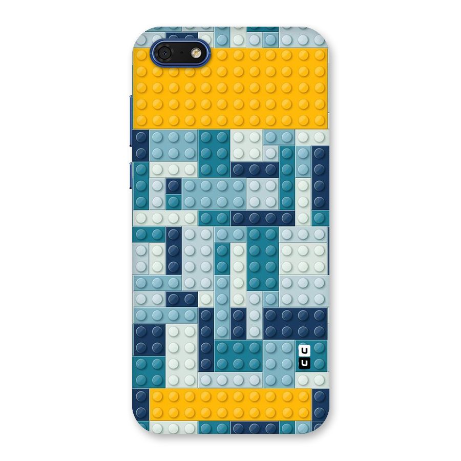 Blocks Blues Back Case for Honor 7s