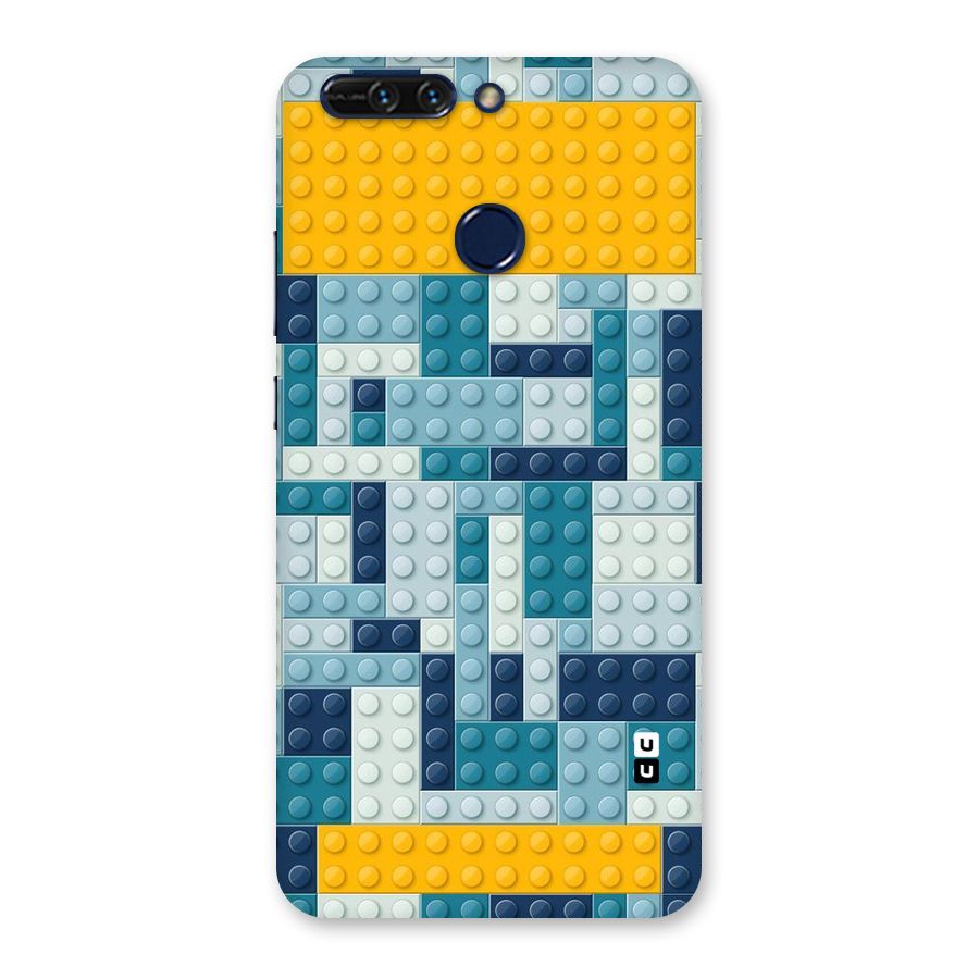 Blocks Blues Back Case for Honor 8 Pro