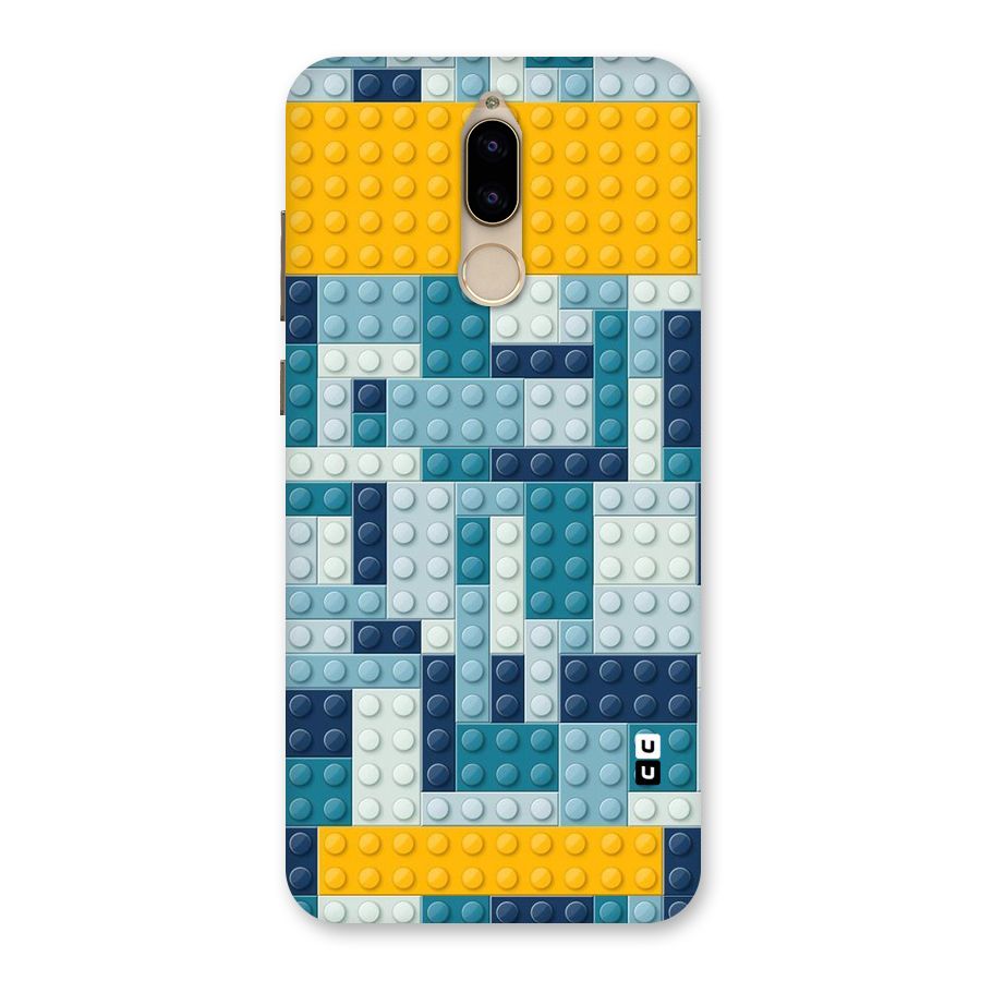 Blocks Blues Back Case for Honor 9i