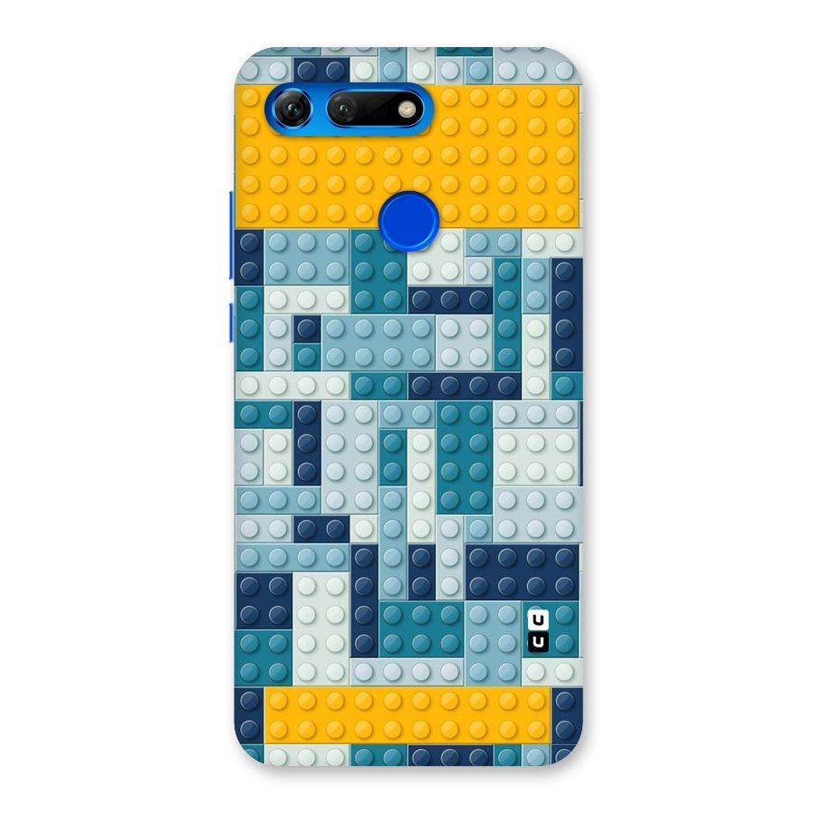 Blocks Blues Back Case for Honor View 20