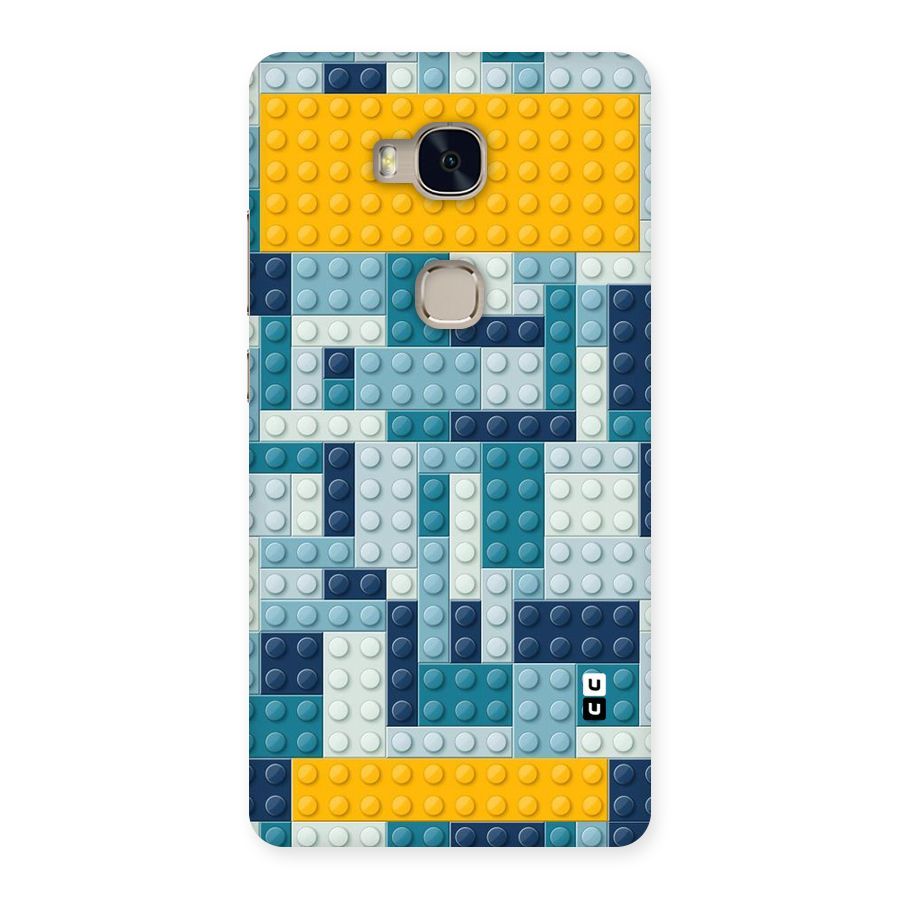 Blocks Blues Back Case for Huawei Honor 5X