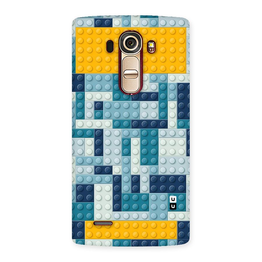 Blocks Blues Back Case for LG G4