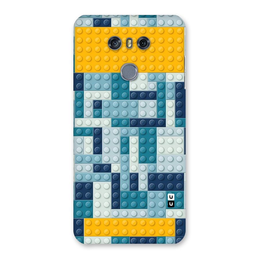 Blocks Blues Back Case for LG G6