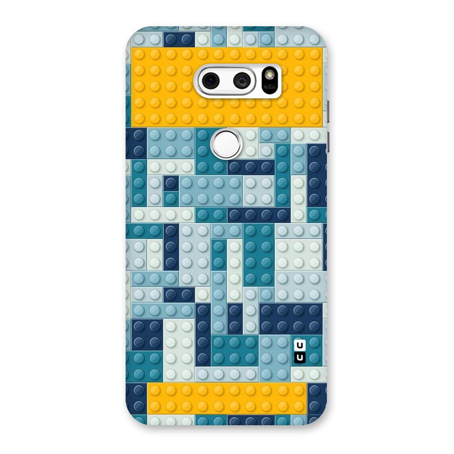 Blocks Blues Back Case for LG V30