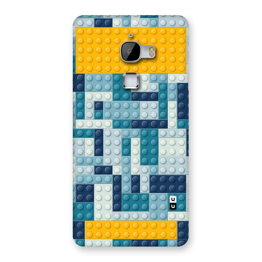 Blocks Blues Back Case for LeTv Le Max