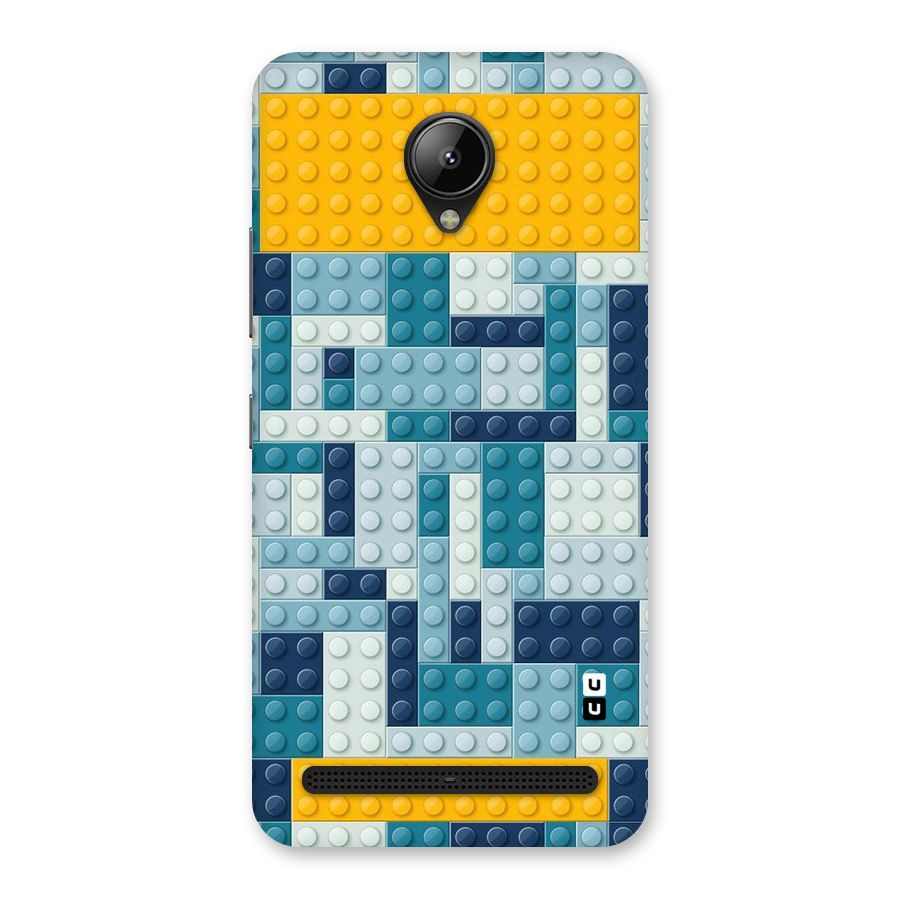 Blocks Blues Back Case for Lenovo C2