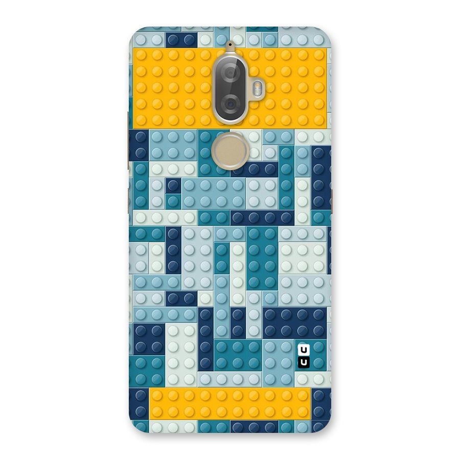 Blocks Blues Back Case for Lenovo K8 Plus