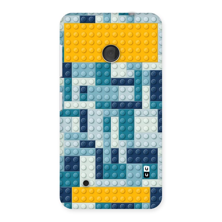 Blocks Blues Back Case for Lumia 530