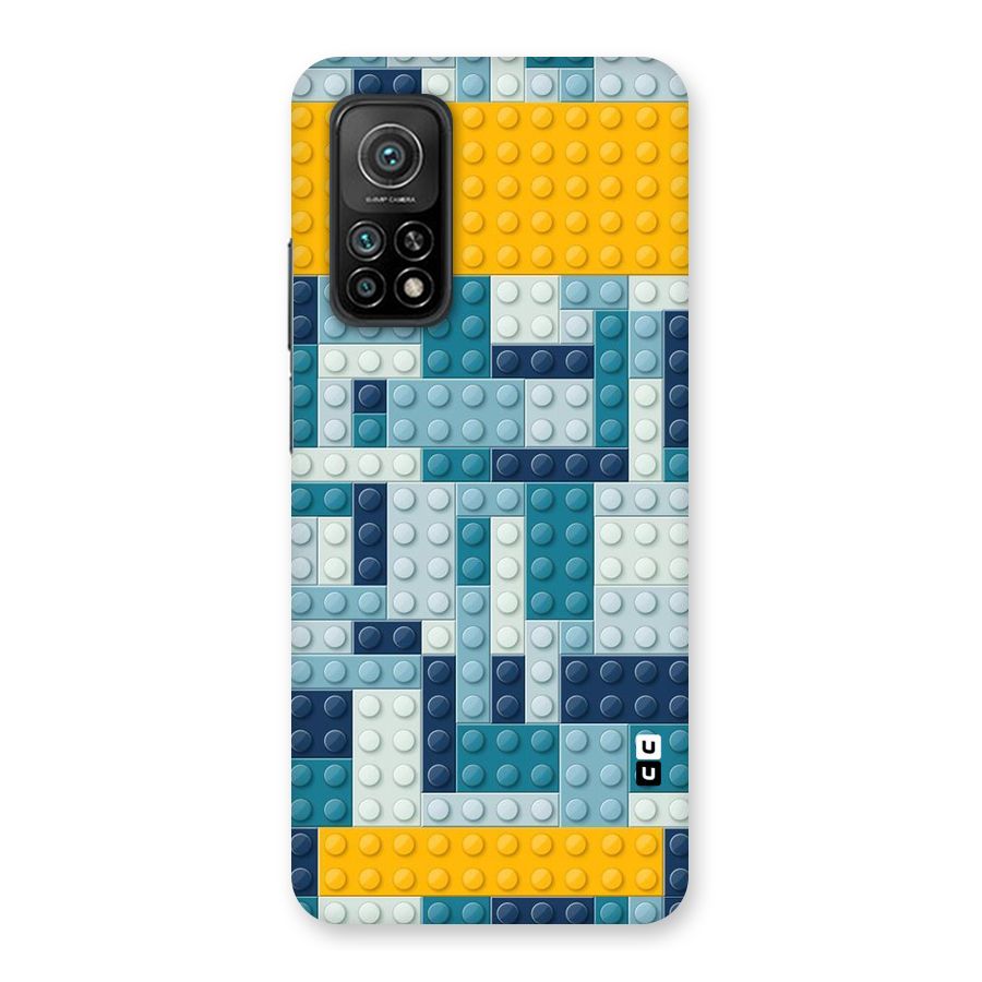 Blocks Blues Back Case for Mi 10T 5G