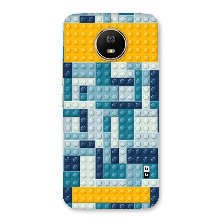Blocks Blues Back Case for Moto G5s