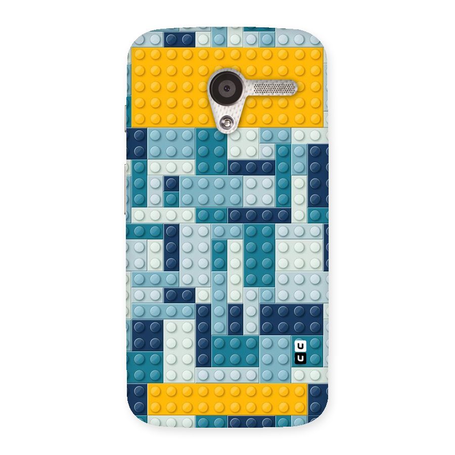 Blocks Blues Back Case for Moto X