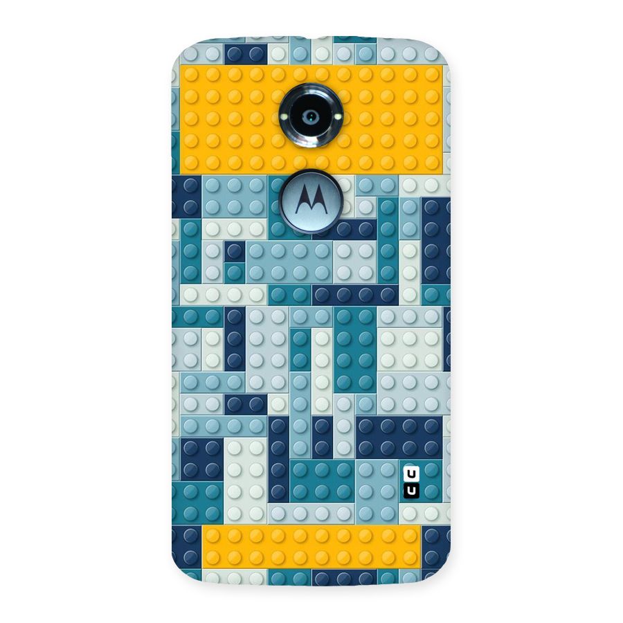 Blocks Blues Back Case for Moto X 2nd Gen