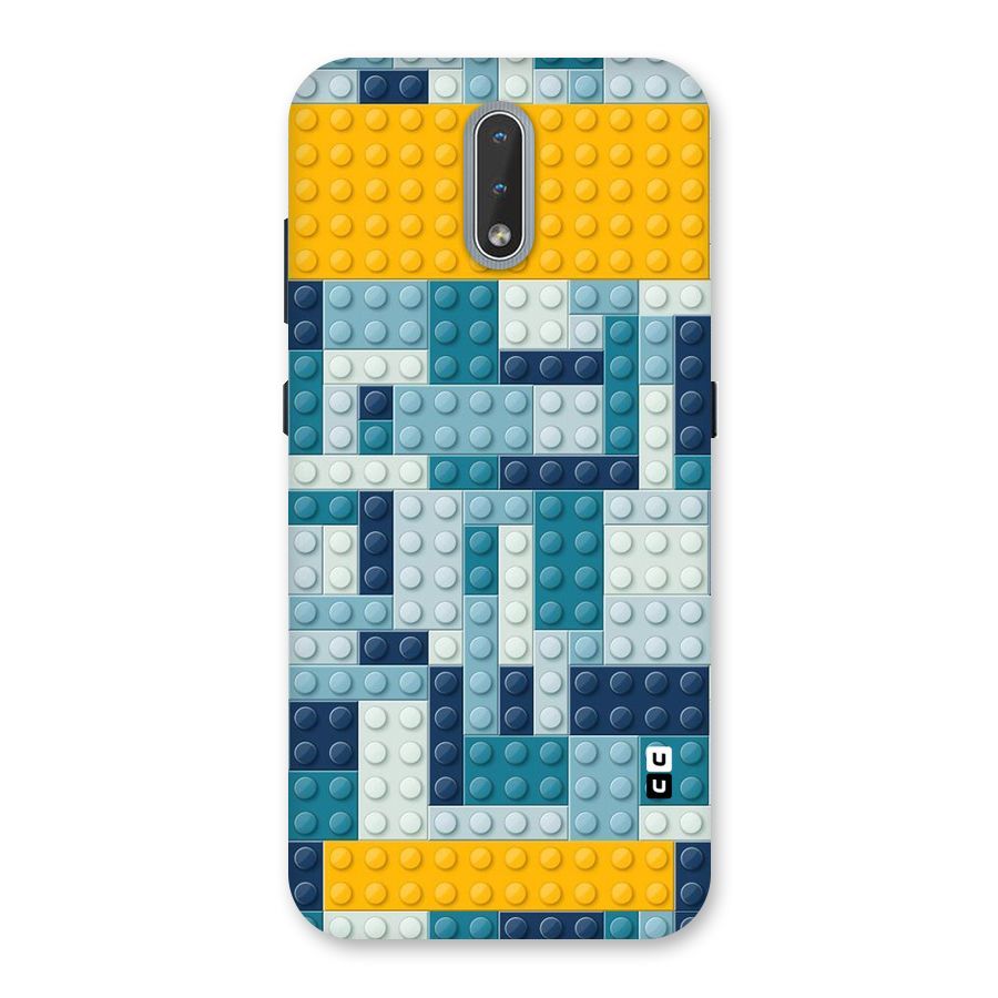 Blocks Blues Back Case for Nokia 2.3