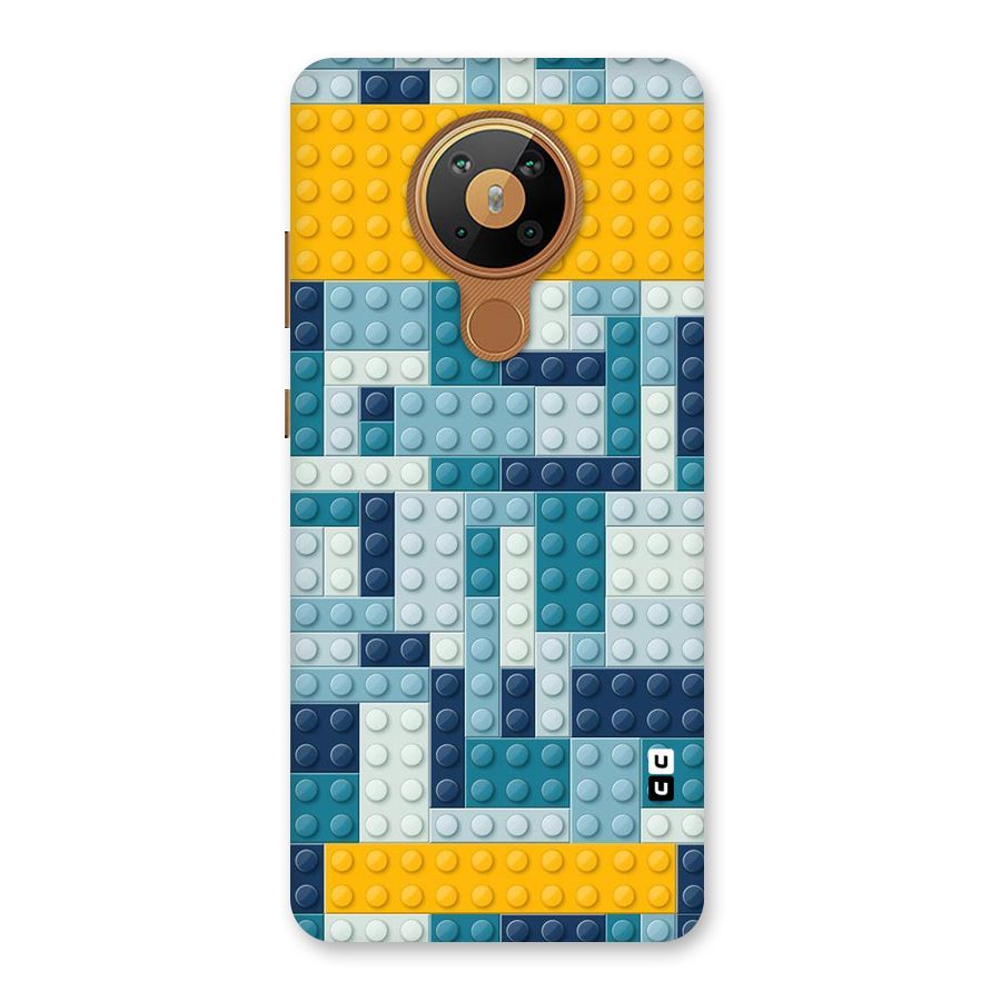 Blocks Blues Back Case for Nokia 5.3