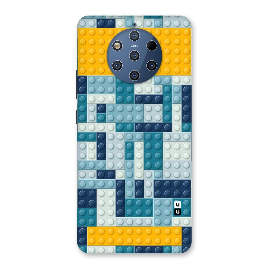 Blocks Blues Back Case for Nokia 9 PureView