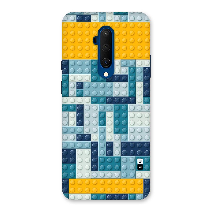 Blocks Blues Back Case for OnePlus 7T Pro