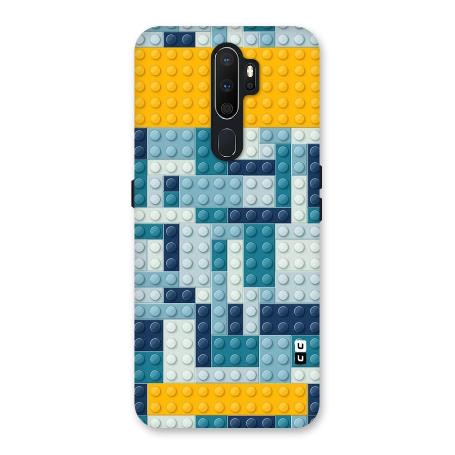 Blocks Blues Back Case for Oppo A5 (2020)