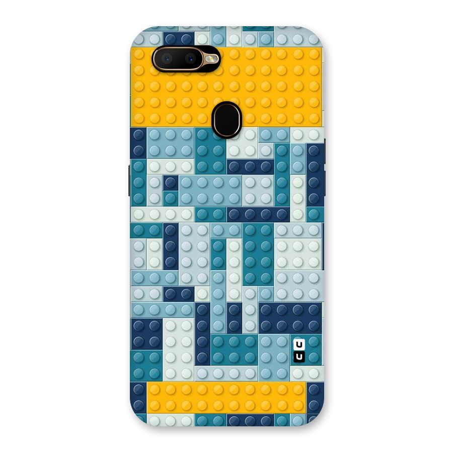 Blocks Blues Back Case for Oppo A5s