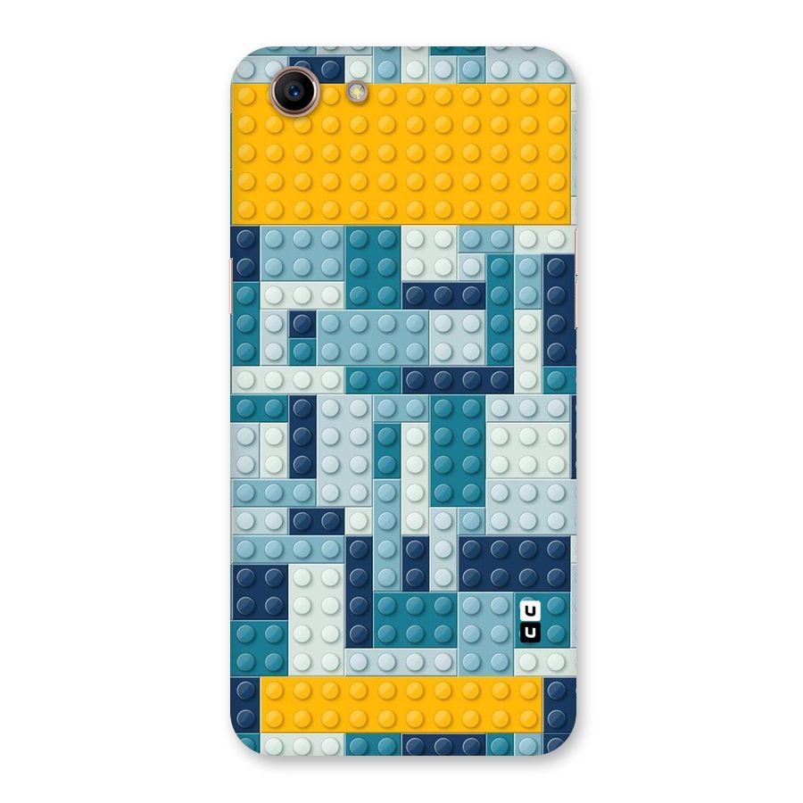 Blocks Blues Back Case for Oppo A83 (2018)