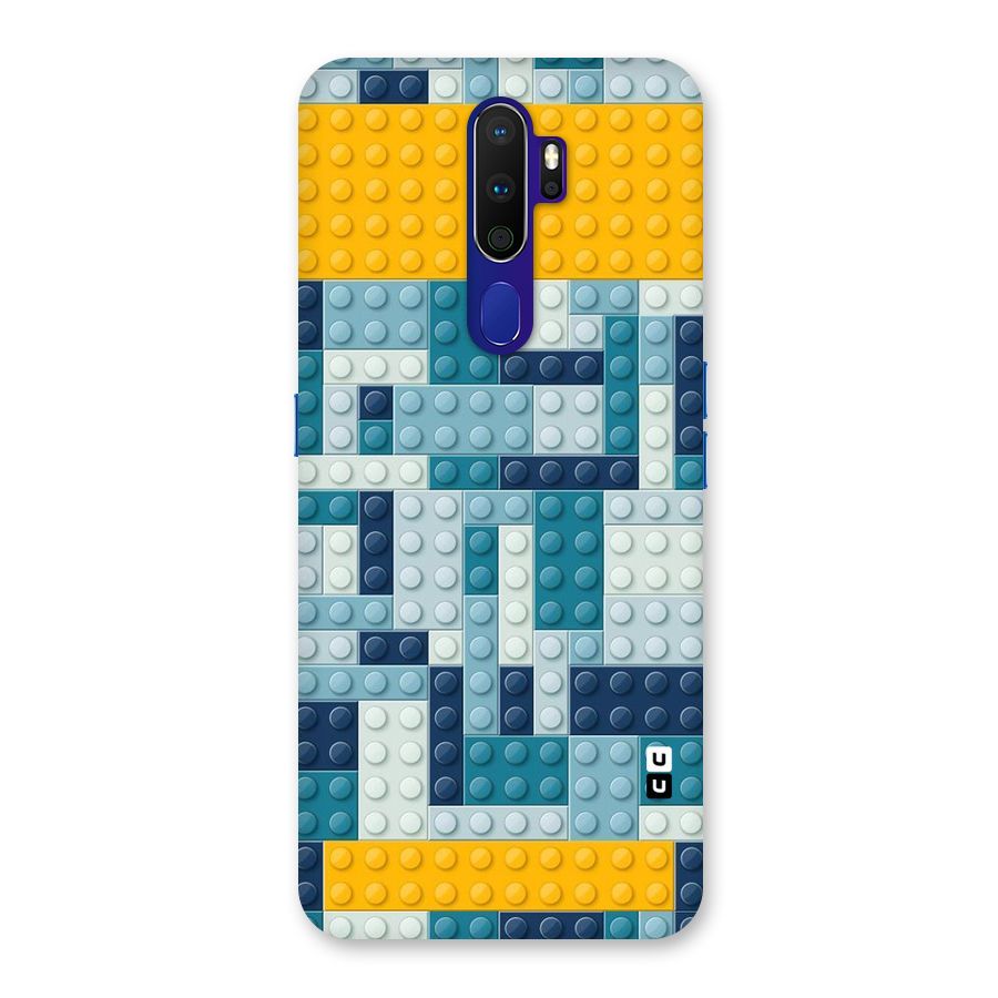 Blocks Blues Back Case for Oppo A9 (2020)