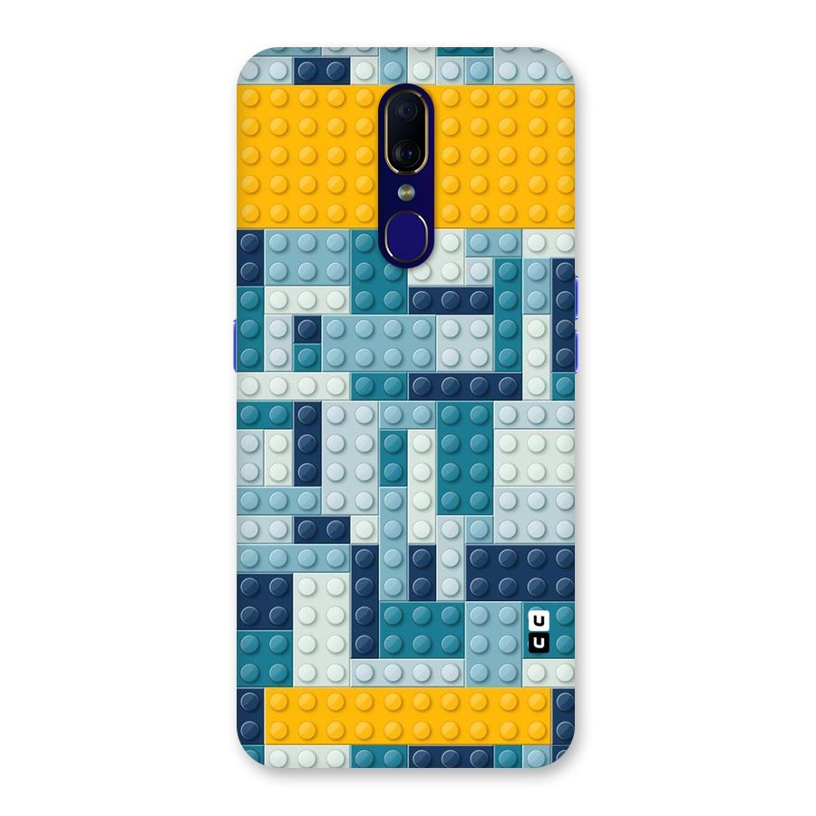 Blocks Blues Back Case for Oppo F11